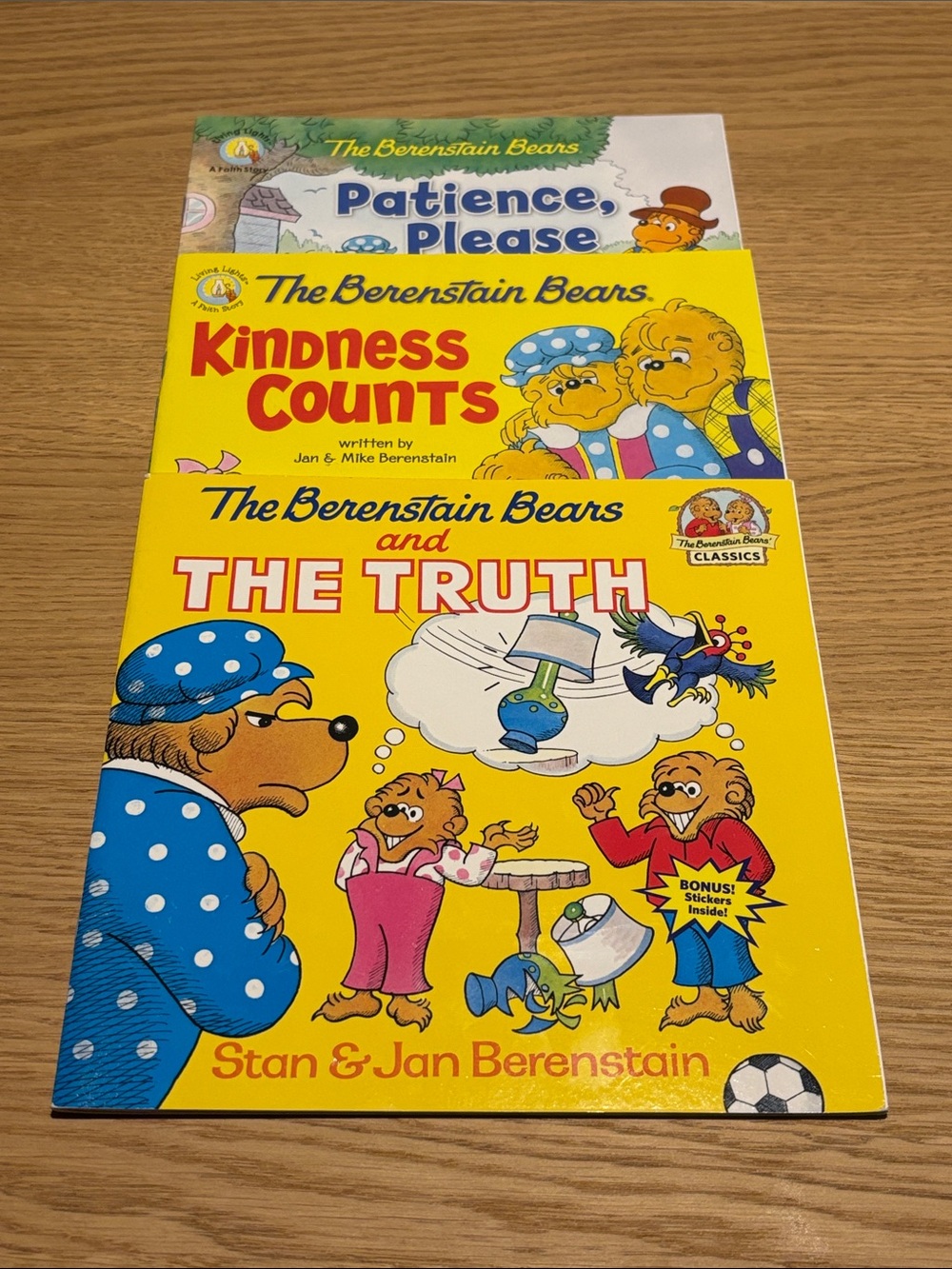 The Berenstain Bears books set of 3